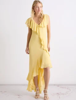 Abito con volant - GIALLO