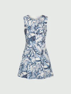 Abito corto fit and flare - Azzurro