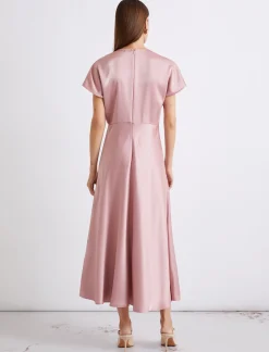 Abito in satin - ROSA