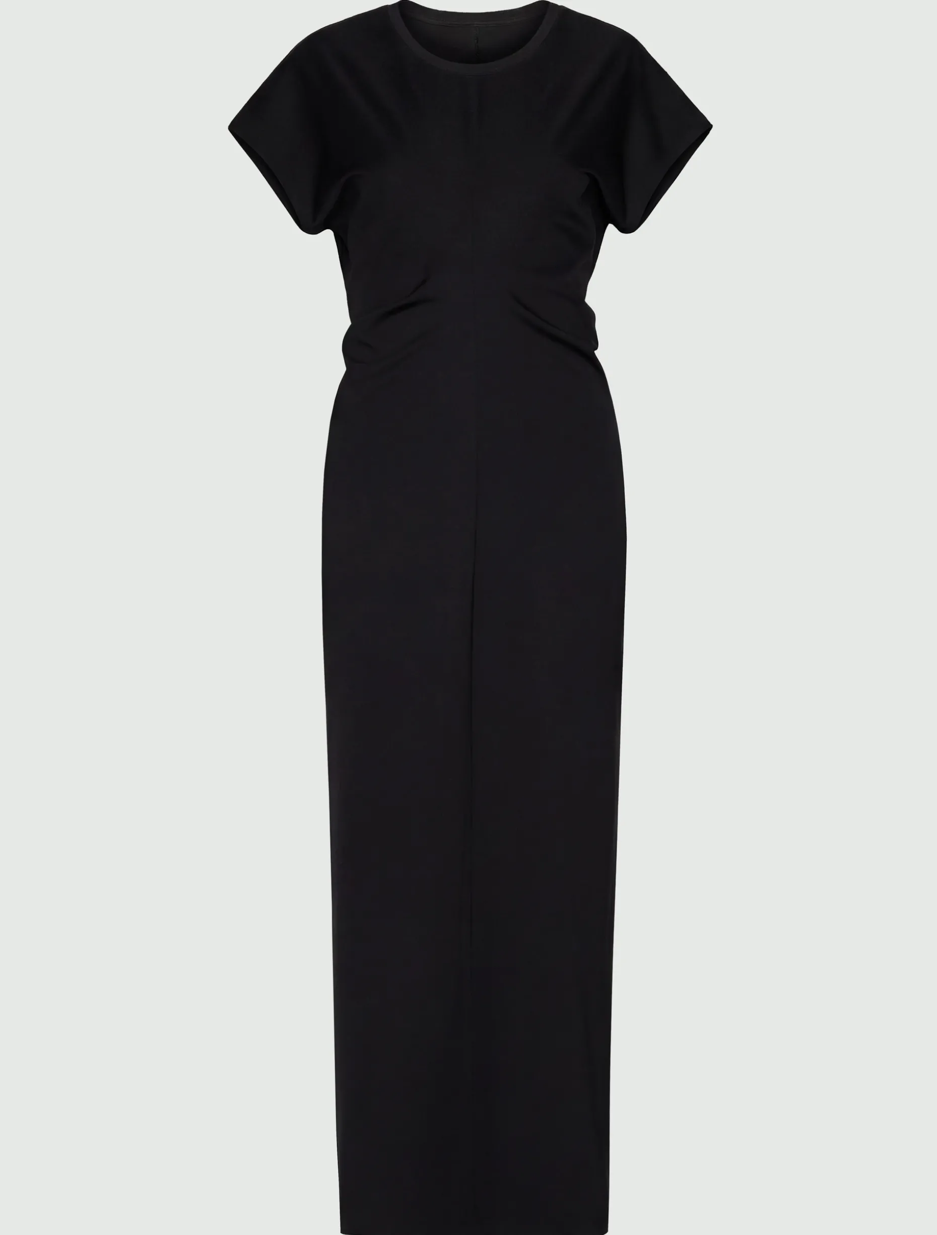 Abito midi in jersey - NERO