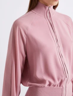 Blouson sportivo in georgette - ORTENSIA