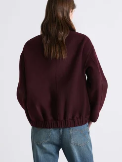 Bomber in misto lana - BORDEAUX