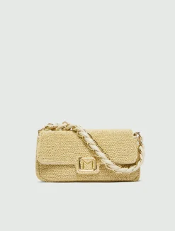 Borsa Le Muse medium effetto rafia - NATURALE