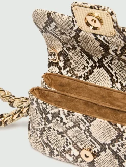 Borsa Le Muse mini in tessuto spalmato - NATURALE