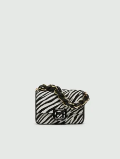 Borsa Le Muse small stampa animalier - BIANCO