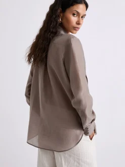 Camicia in organza - STONE