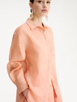 Camicia in ramié - ROSA ANTICO