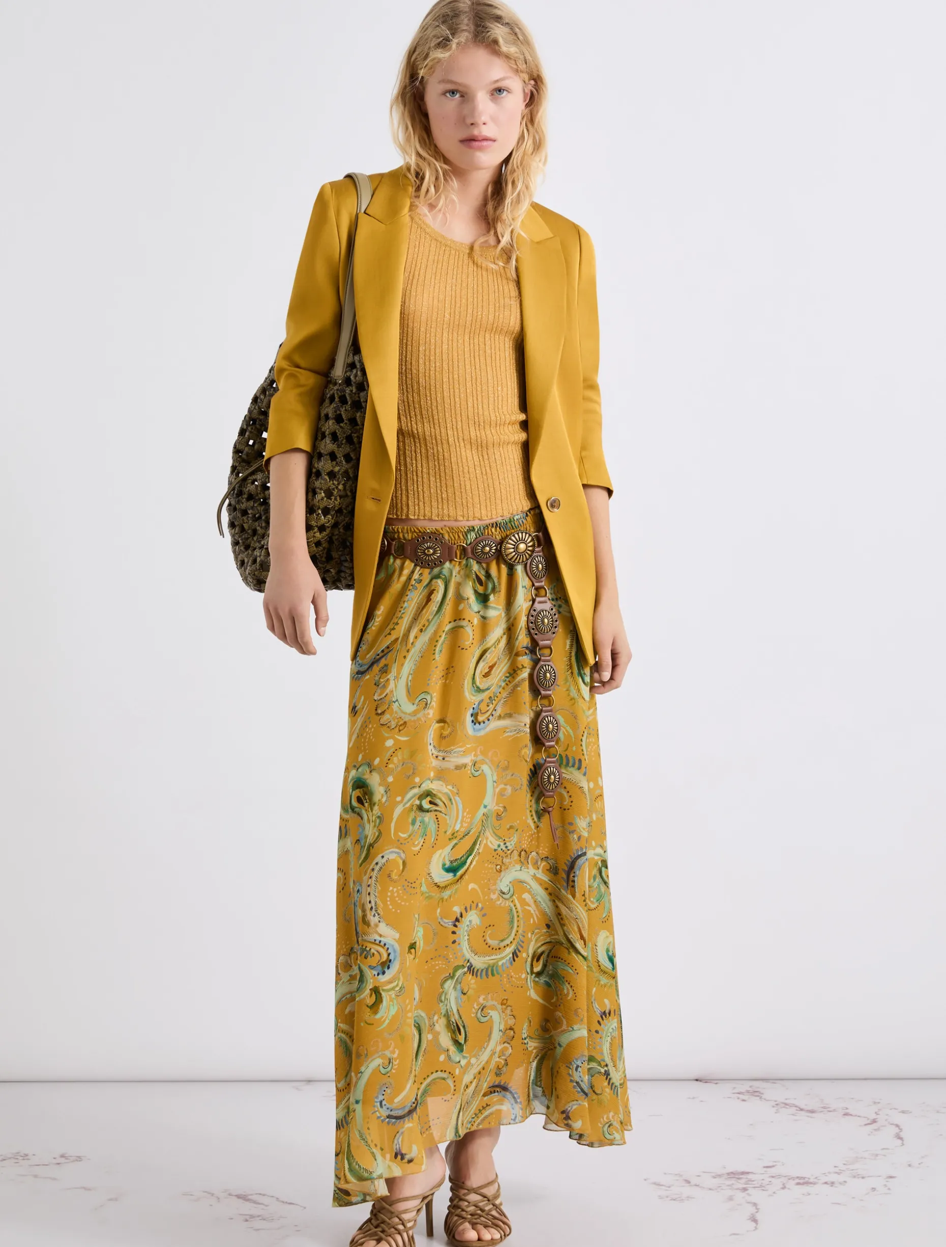 Canotta con lurex - ZAFFERANO