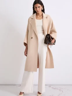 Cappotto oversize in double - NATURALE
