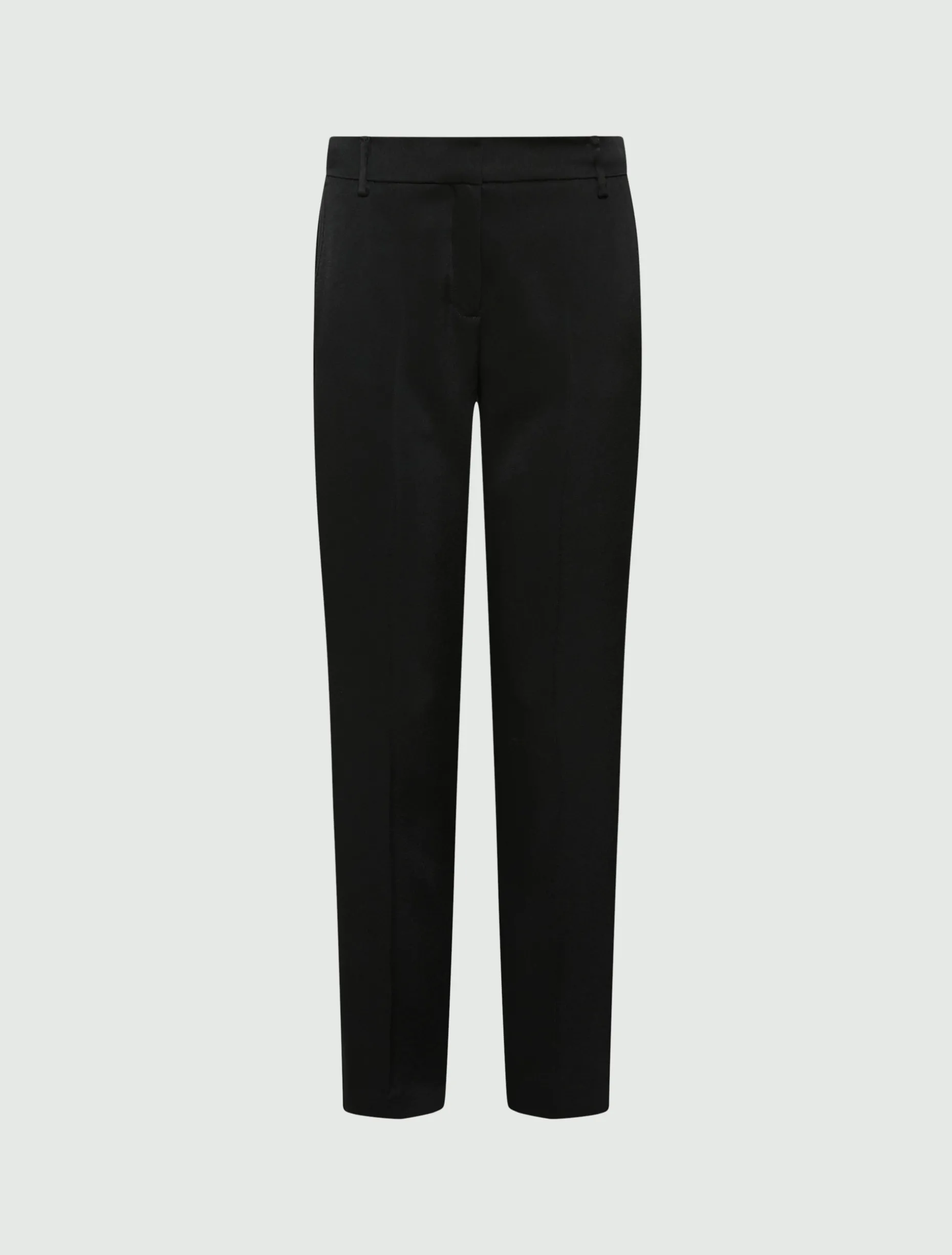 Chino in envers satin - NERO