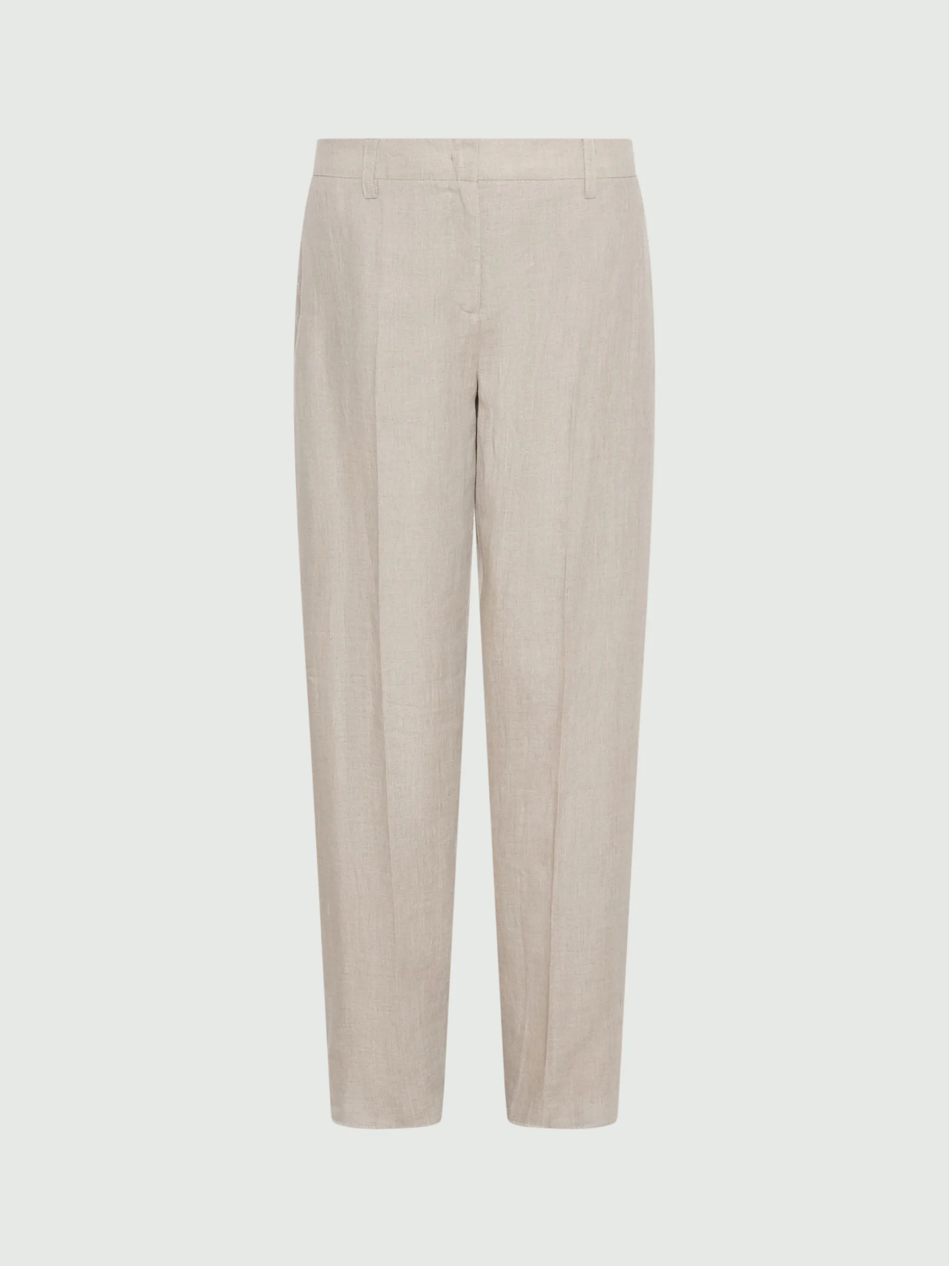 Chino in tela di lino - ECRU`