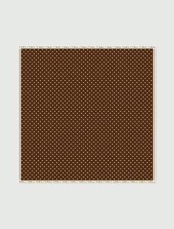 Foulard in seta a pois - TESTA MORO