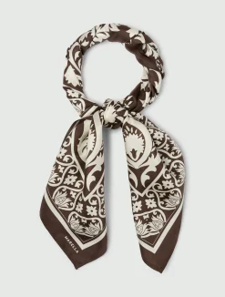 Foulard in seta - CIOCCOLATO