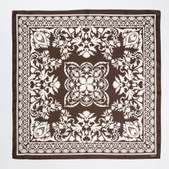 Foulard in seta - CIOCCOLATO