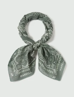 Foulard piccolo stampa bandana - VERDE