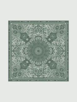 Foulard piccolo stampa bandana - VERDE