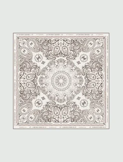 Foulard piccolo stampa bandana - BIANCO