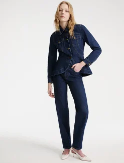 Giacca in denim lavato - BLUE JEANS