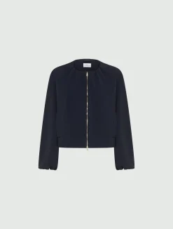 Giacca morbida in cady - BLU