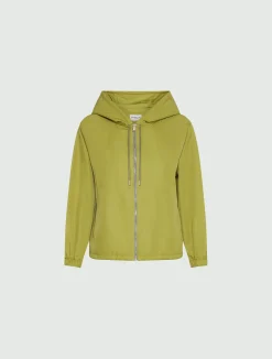 Impermeabile leggero antigoccia in twill - VERDE