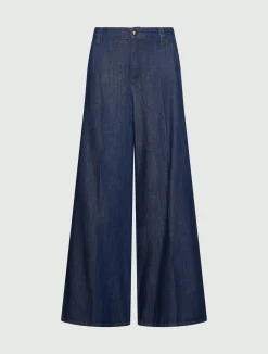 Jeans a palazzo in denim fluido - BLUE JEANS