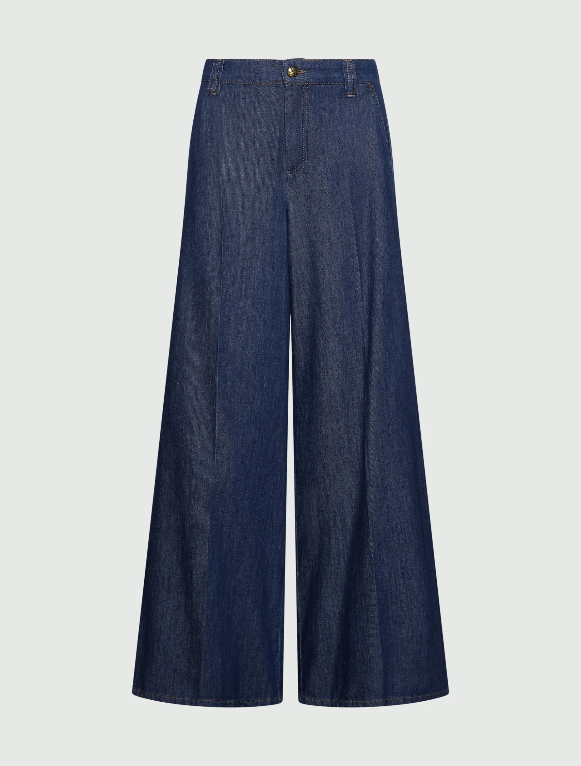Jeans a palazzo in denim fluido - BLUE JEANS