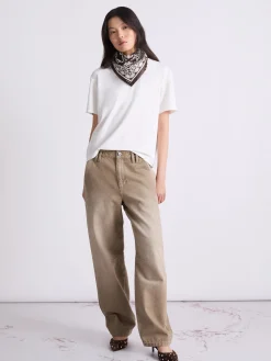 Jeans barrel loose fit - BEIGE