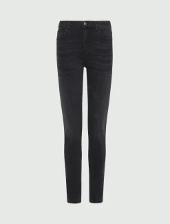 Jeans skinny a vita alta - NERO