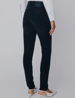 Jeans skinny a vita alta - NERO