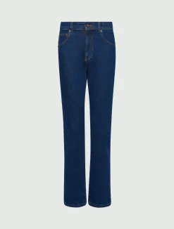 Jeans slim fit in denim stretch - NAVY