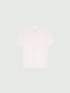 Maglia in viscosa con manica corta - ROSA