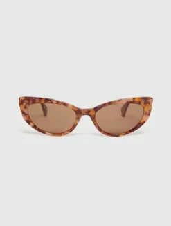 Occhiale cat-eye - MARRONE