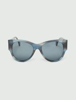 Occhiali da sole oversize - BLUE JEANS