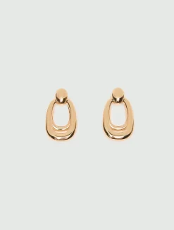 Orecchini con doppio anello - ORO