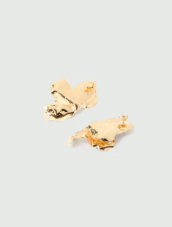 Orecchini con petali - ORO