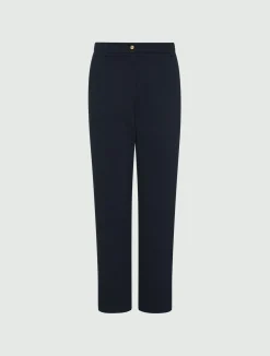 Pantalone chino in jersey - BLU