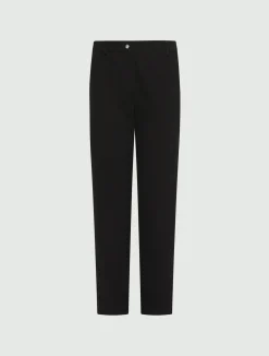 Pantalone chino in jersey - NERO