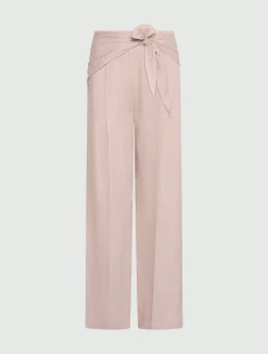 Pantalone dritto in lino - CIPRIA