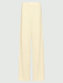 Pantalone in envers satin - BIANCO LANA