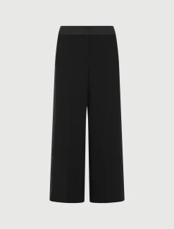 Pantalone in envers satin - NERO