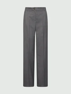 Pantalone in gabardina - GRIGIO MELANGE