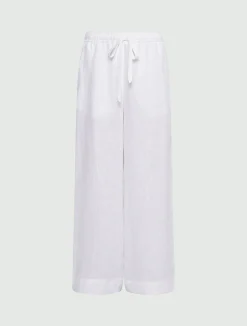 Pantalone in puro lino - BIANCO OTTICO