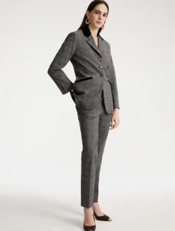 Pantalone slim stretch - GRIGIO