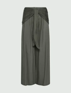 Pantalone svasato - VERDE