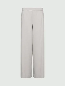Pantalone wide leg - GRIGIO CHIARO