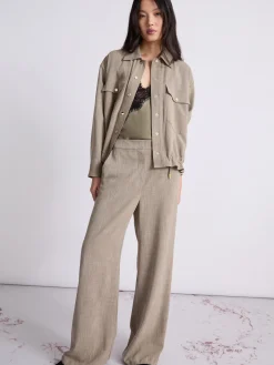 Pantalone wide leg - OLIVA