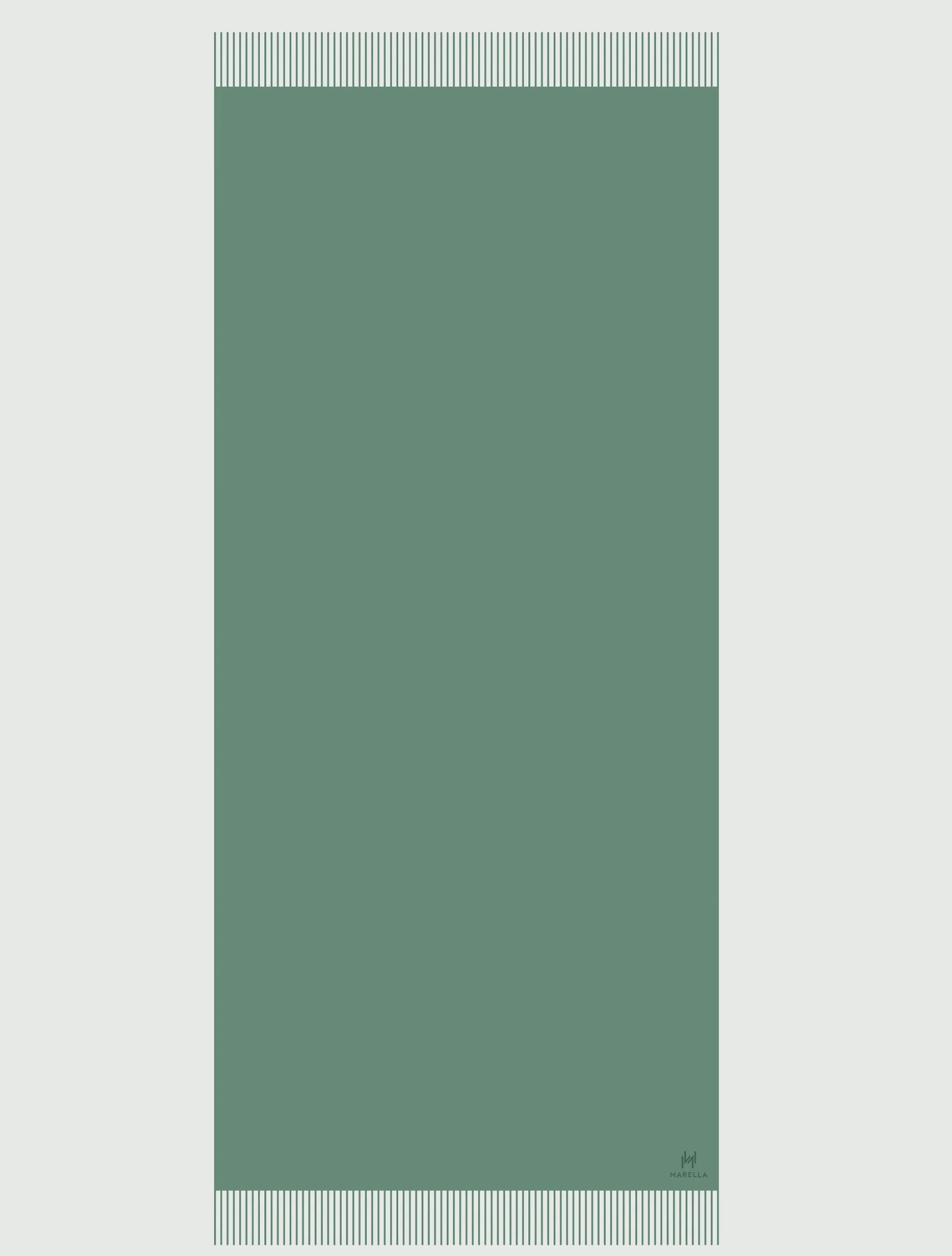 Pashmina in puro lino - VERDE