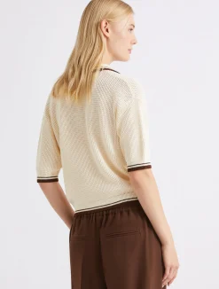 Polo in puro cotone - BIANCO LANA