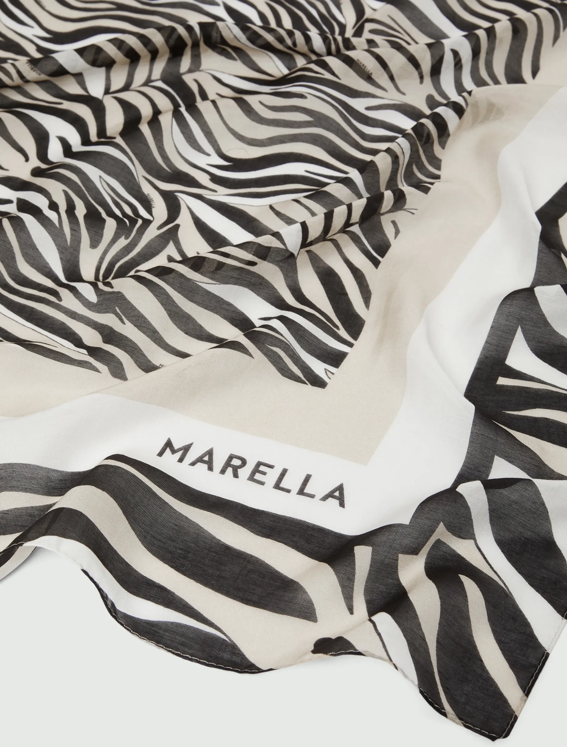 Scialle in misto seta - BEIGE