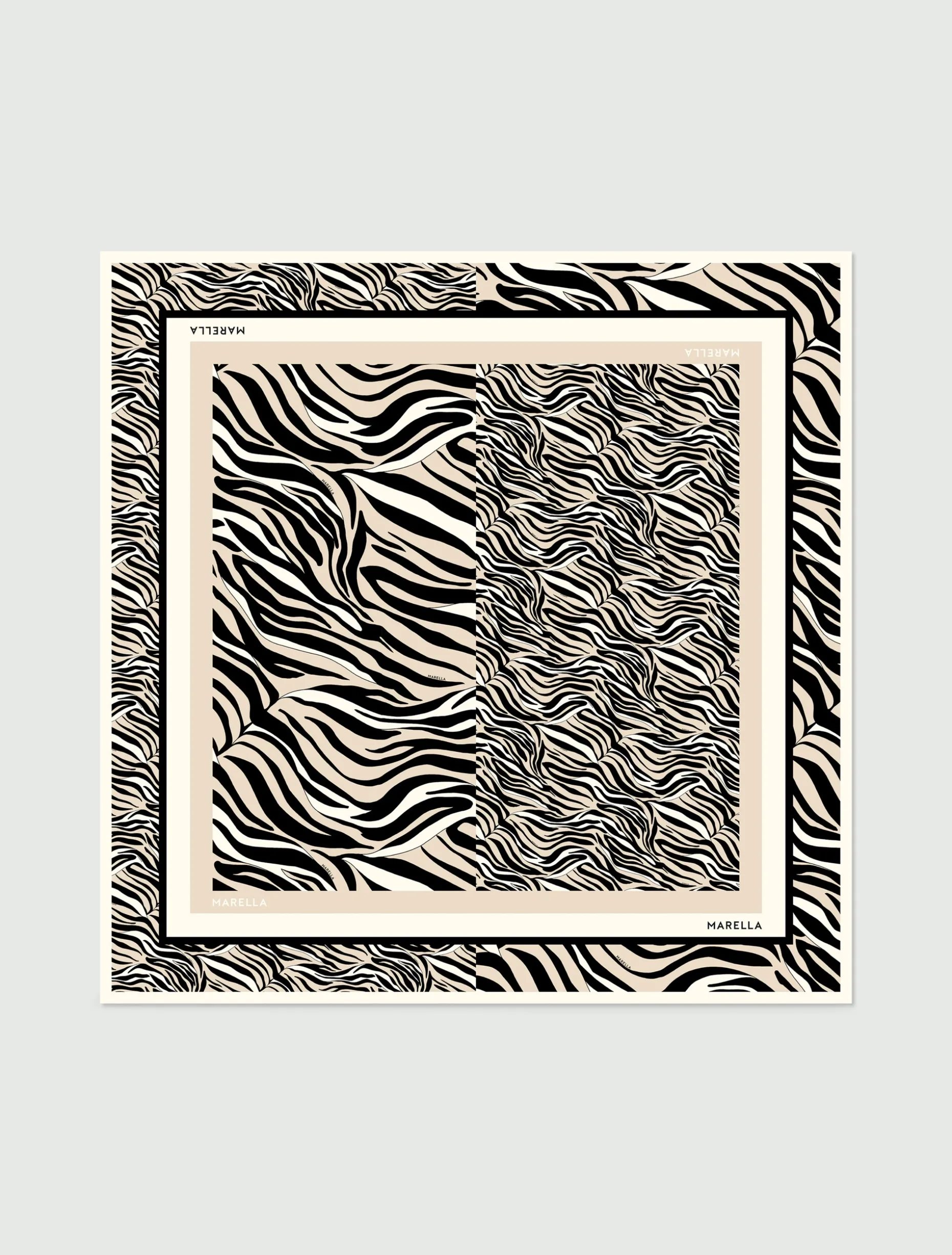 Scialle in misto seta - BEIGE